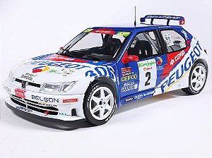 Peugeot 306 MAXI Rally El Corte Inglés 1998 1:18 Solido - 20 anos