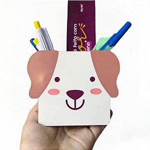 Porta Lápis Porta Treco Organizador Divertido Cachorrinho
