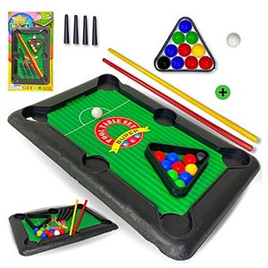 Brinquedo Mini Mesa De Sinuca Bilhar Jogo Infantil Portátil