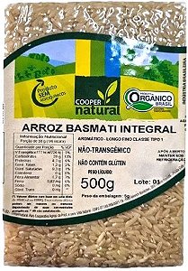 Arroz Subarashi Orgânico 500g - Cooper Natural no