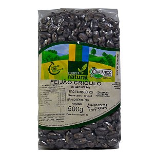 FEIJAO CRIOULO ORGANICO 1KG - COOPERNATURAL - El Cogumelo