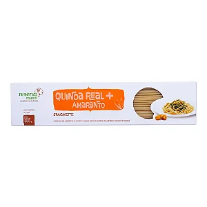 Spaghetti de Quinoa Tradicional Sem Glúten 300g - RESERVA MUNDI