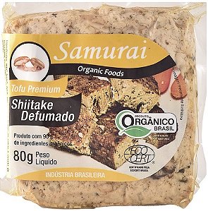 Tofu Premium Shitake Defumado Orgânico 80g - SAMURAI