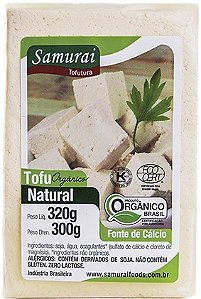 Tofu Natural Orgânico 300g - SAMURAI