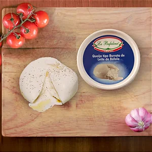 Burrata de Mozzarela Muçarela Mussarela de Búfala GRANDE - LA BUFALINA