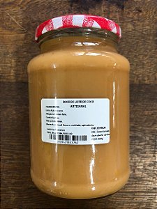 Doce de Leite com Coco Artesanal 500g - Fransenne