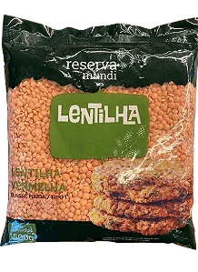 LENTILHA VERMELHA 500g - RESERVA MUNDI