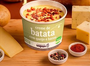 Creme de Batata com Bacon e Queijo 450g - TIA IZA