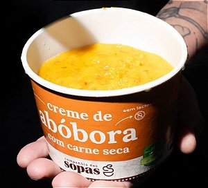 Creme de Abóbora com Carne Seca 450g - TIA IZA