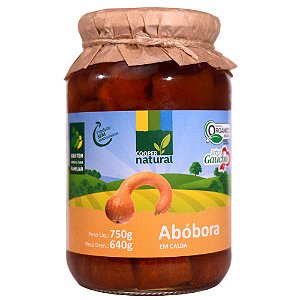 Doce de Abóbora em Calda 650g - COOPERNATURAL
