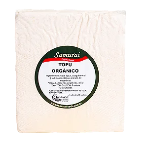 Tofu Natural Orgânico 1,264kg - SAMURAI