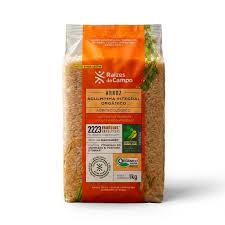 Arroz Agulhinha Integral 1Kg - RAÍZES DO CAMPO