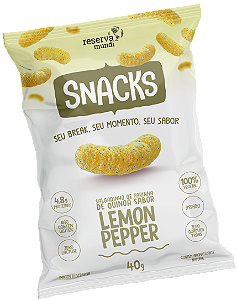 Snack de Quinoa Sabor Lemon Pepper 40g - RESERVA MUNDI