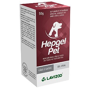 Protetor Hepático para Cães e Gatos Hepgel Pet Lavizoo 50g