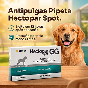 Antipulgas para Cachorro acima de 25kg Hectopar Spot 4ml