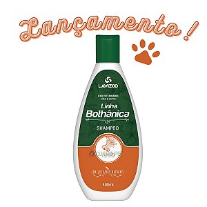 Shampoo Cães e Gatos Bothânica Copaíba Ativos Naturais 500ml