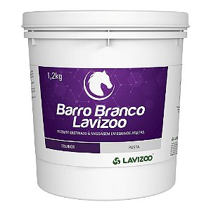 Relaxante Muscular Pasta para Cavalo Barro Branco 1,2kg