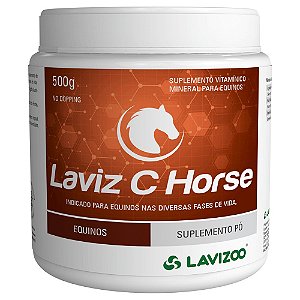 Suplemento Vitamina C Equinos Laviz C Horse Lavizoo 500g