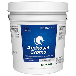 Sal Mineral para Cavalo Aminosal Cromo Lavizoo 5kg