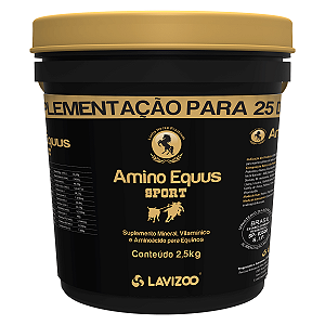 Amino Equus Sport Lavizoo 2,5kg Suplemento Equinos Atletas