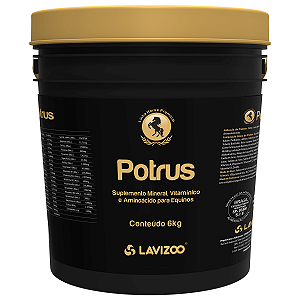Potrus Lavizoo 6kg Suplemento para Equinos em Crescimento