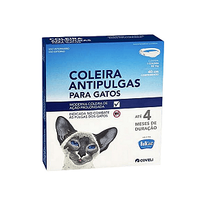 Coleira Anti Pulgas para Gatos Bullcat Coveli 15g