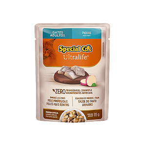 Sachê Special Cat Ultralife Adultos Peixe 85g