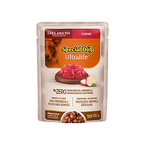 Sachê Special Dog Ultralife Adultos Sabor Carne 100g