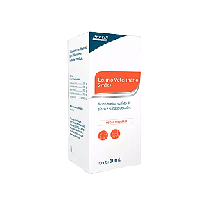 Colirio Veterinário Provets Simões para Cães e Gatos 10ml
