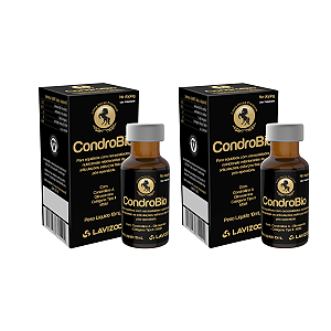 Condrobio Lavizoo 10ml Suplemento Condroitina Equinos 2 Unid