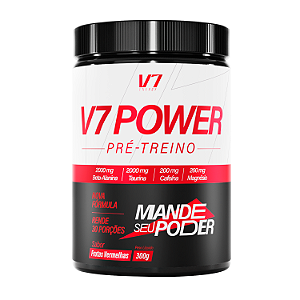 Pré-Treino V7 Power 300g – Frutas Vermelhas – V7 Energy