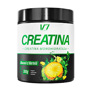 Creatina Monohidratada 300g - Sabor Abacaxi com Hortelã – V7 Energy