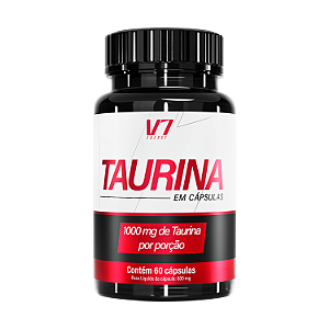 Taurina 600mg - 60 cápsulas - V7 Energy
