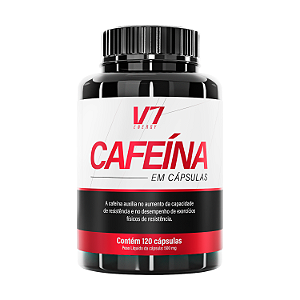 Cafeína com Taurina 600mg – 120 Cápsulas – V7 Energy