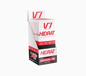 V7 Hidrat - Caixa com 10 sachês (Sabor Frutas Vermelhas e Água de Coco) - V7 Energy