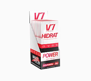 V7 Hidrat - Caixa com 10 sachês (Sabor Frutas Vermelhas e Água de Coco) - V7 Energy