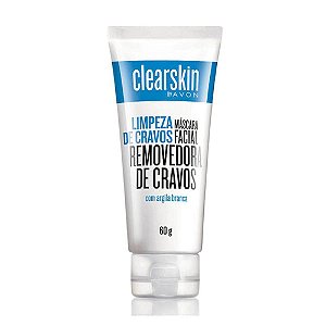 Máscara Facial Removedora de Cravos Avon Clearskin 60g