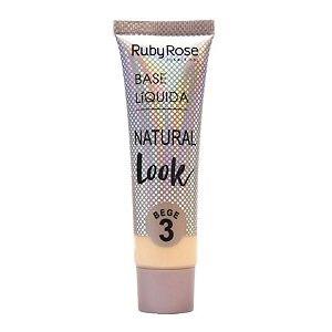 Base Líquida Ruby Rose Natural Look Bege 03 29g