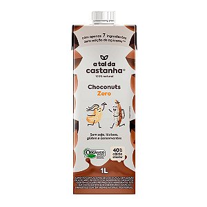 LEITE DE CASTANHA CHOCONUTS ZERO 1L A TAL CASTANHA