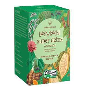 CHA SUPER DETOX AYURVEDA ORG 15 saches IAMANI