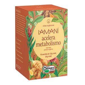 CHA ACELERA METABOLISMO ORG 15 saches IAMANI