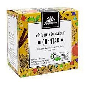 CHA MISTO QUENTAO ORG 10 saches KAMPO