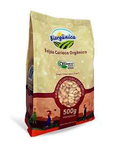 FEIJAO CARIOCA ORGANICO 500g BIORGANICA