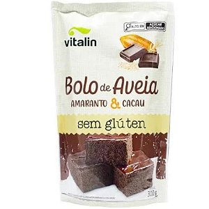 MISTURA PARA BOLO DE CACAU SEM GLUTEN 300g VITALIN