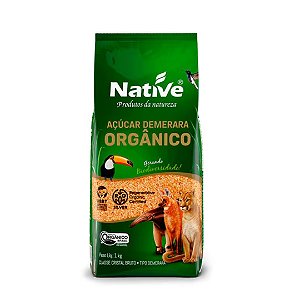 ACUCAR DEMERARA ORGANICO 1kg  NATIVE