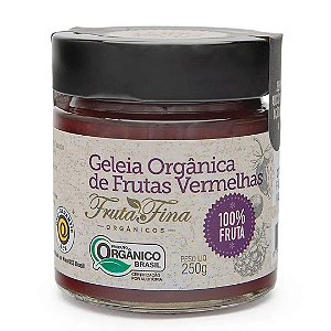 GELEIA FRUTAS VERMELHAS ORG 250g FRUTAFINA
