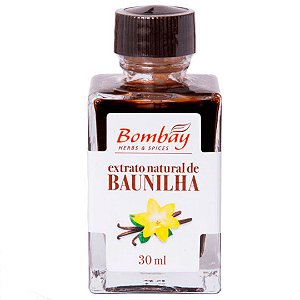 EXTRATO NATURAL DE BAUNILHA 30ml BOMBAY