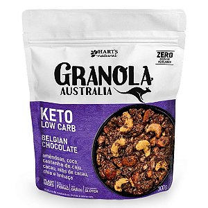 GRANOLA KETO LOWCARB BELGIAN CHOCOLAT 300g HARTS