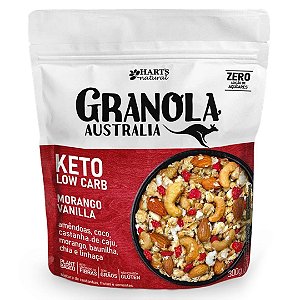 GRANOLA KETO LOWCARB MORANGO 300g HARTS
