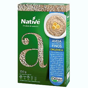 AVEIA EM FLOCOS FINOS ORG 250g NATIVE